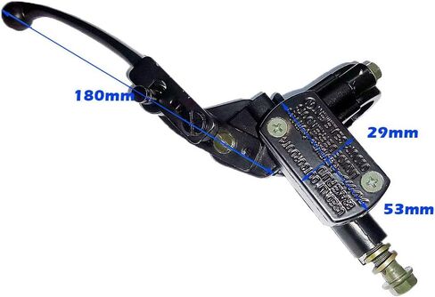 VideoPUP Right Hydraulic Brake Master Cylinder 7/8 Inch Lever with 8mm Mirror Hole Ideal Compatible with Varies 4 Strokes 50cc 70cc 110cc 125cc 150CC ATV Dirt Pit Bikes Brake Part in Saudi Arabia