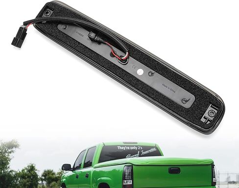 NSLUMO Led Third Brake Light Replacement for 1999-2006 Chevy Silverado GMC Sierra 1500 2500 Red LED Strobe Rear 3rd Brake Center High Mount Stop Lamp + White Cargo Light Kit Euro Smoked Lens in Saudi Arabia