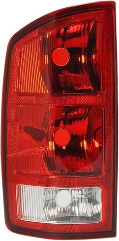 Tail Light Assembly Compatible With 2002 2003 2004 2005 2006 Dodge Ram 1500 Pickup; 2003 2004 2005 2006 Dodge Ram 2500/3500 Pickup Rear Brake Lamp Replacement Without Bulbs (Smoke-Red) in Kuwait