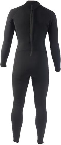 Storm Full Men's Wetsuit – Flatlock System BZ 3/2mm, Rear Zip SBR - 100% Poly Lining, Mesh Reinforced Torso, Adult Suit - Surfing, Diving, Snorkeling, Scuba - Black in Saudi Arabia