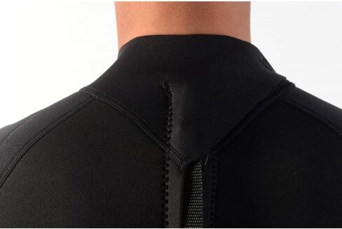 Storm Full Men's Wetsuit – Flatlock System BZ 3/2mm, Rear Zip SBR - 100% Poly Lining, Mesh Reinforced Torso, Adult Suit - Surfing, Diving, Snorkeling, Scuba - Black in Saudi Arabia