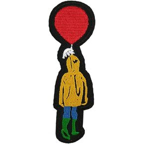 Horror We All Float Down Here Embroidered Iron On Patch