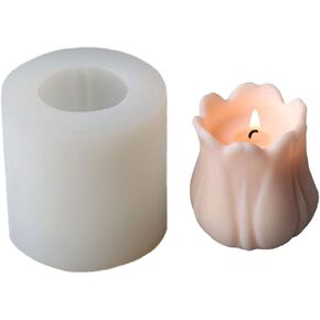 Bubble Cube Silicone Candle Mold for Candle Making, Silicone Soap Mold Fondant Chocolate Cake Mould Epoxy Resin Casting Mold DIY Wax,Polymer Clay