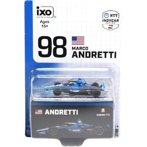 IXO IND64022 2025#98 Marco Andretti/Andretti Global - 1:64 Scale Die-Cast Model Car with Collector Storage Box