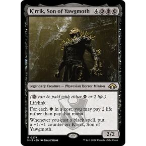 K'rrik, Son of Yawgmoth Trading Card (1) MTG