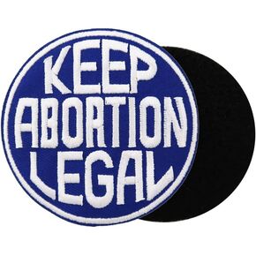 Kamala Harris Women Rights Feminist Patch, Pro Choice Embroidered Hook and Loop Patch