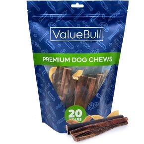 ValueBull Collagen Sticks for Dogs, Varied Shape & Size Chews, Natural Long-Lasting Dog Treats, 5 Pound Bulk Pack - Supports Joints, Skin & Coat with Chondroitin & Glucosamine