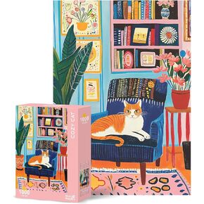 Cozy Cat 1000 Piece Puzzle for Adults Jigsaw Puzzle
