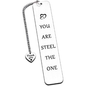 11th Anniversary Steel Gifts, 11 Year Anniversary Bookmark Gifts for Her Him, Steel Gift for 11th Anniversarys, Eleven Year Anniversarys Steel Gift for Men Women, 11 Wedding Present for Husband Wife