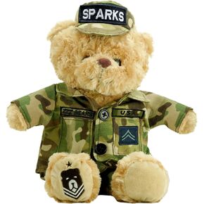 ZZZ Bears Personalized Coast Guard Teddy Bear, Gift for Boot Camp Graduates, Veterans & Comforting Loved Ones at Home During Deployment