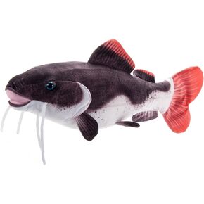 The Petting Zoo Redtail Catfish Stuffed Animal Plushie, Gifts for Kids, Wild Onez Sealife River Fish Animals, Purple Redtail Catfish Plush Toy 20 Inches