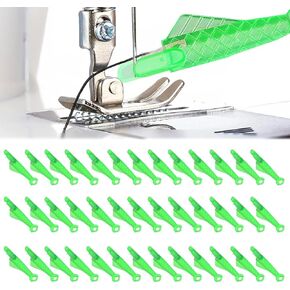 40Pcs Fish Mouth Sewing Machine Needle Threader,2025 New Upgraded Automatic Sewing Needle Threader,Fish Type Needle Threader,Quick Sewing Machine Loop Easy Selfthread Needle Threaders Tool