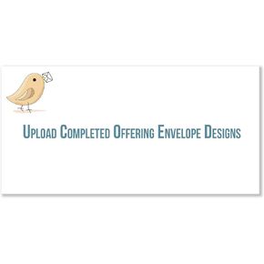 500 Custom Tithes and Offering Envelopes for Church | Add Your PRINTABLE Design | USA Company