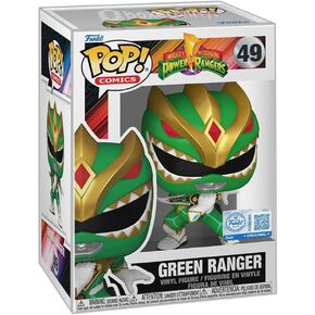 Mighty Morphin Power Rangers: Green Ranger (Entertainment Earth Exclusive) #49 - Bundle Soft Protector Case - Compatible with Pop Vinyl Figures