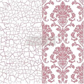 Redesign Decor Clear-Cling Stamps - Imperial Crackle for Wall Paint Wall Art Furniture Decorative nightstand Bed Side Stand Large Vanity Table Set Makeup Vanity Dressing Table Computer Desk