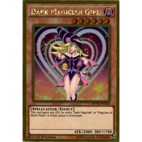 YU-GI-OH! - Dark Magician Girl (MVP1-ENG56) - The Dark Side of Dimensions Movie Pack Gold Edition - 1st Edition - Gold Rare