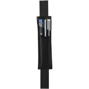 Adjustable Elastic Band Pen Holder, Pencil Holder, Pen Sleeve Pouch for Hardcover Journals, Notebooks, Planners, Fits Notebooks from 7" to 10" in Height, Hold 2 or 3 Pens, PU Leather, Detachable.