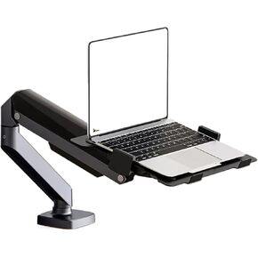 X1 Laptop Stand Robotic arm Tray Punch-Free Computer Monitor Lifting and Suspended Vertical Support Frame(X1 Black)