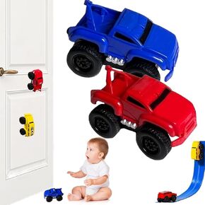 Magnetic Wall Climbing Toy Car, Anti-Gravity Climber Toy for Kids, Inertial Magnetic Levitation, Pull-Back Inertial Climbing Toys Car, Travel on Vertical Surfaces Such as Walls Ceilings (B*2)