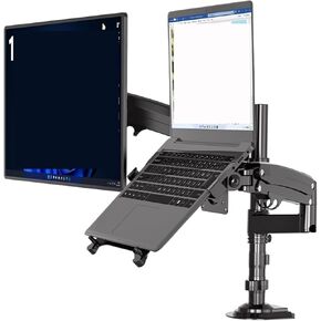 Two-in-one Monitor Notebook Combination Stand Dual-Screen External Computer Stand Bracket Robotic arm Stand Monitor + Notebook (H180+FP-2)