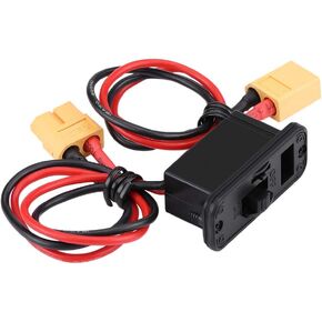 RC Airplane Switch Heavy Duty RC LED Receiver Battery On Off Connectors Airplane On Off Switch Accessory