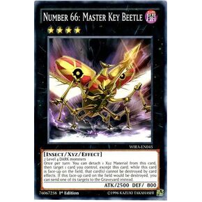 YU-GI-OH! - Number 66: Master Key Beetle - WIRA-EN045 - Common - 1st Edition (WIRA-EN045) - Wing Raiders - 1st Edition - Common