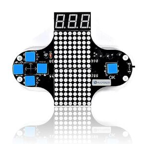 DIY Soldering Practice Kit - Retro Gaming Console | Pixel Game Project with Practice Board | Beginner Electronics Soldering Board Kit by HUOYOGER