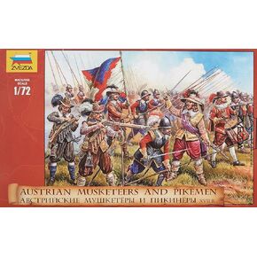 1/72 Austrian Musketeers and Pikemen 17th Century