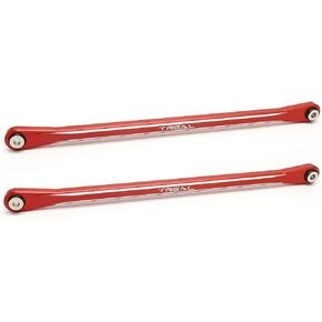 TREAL Aluminum 7075 Rear Upper Links Set for 1/10 Losi Hammer Rey U4 (Red)