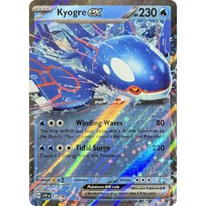 Pokemon - Kyogre ex 178 - Scarlet Violet Black Star Promo - Foil Single Card