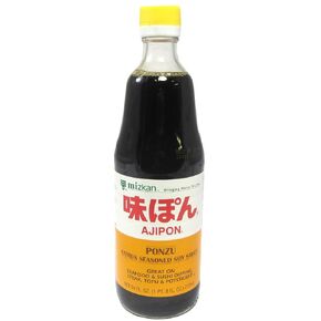 Japanese Mizkan Ajipon Ponzu Citrus Seasoned Soy Sauce 24 Fl. Oz.
