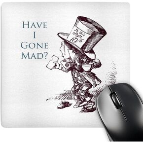 3dRose, Mad Hatter Have I Gone Mad Alice in Wonderland, Mouse Pad