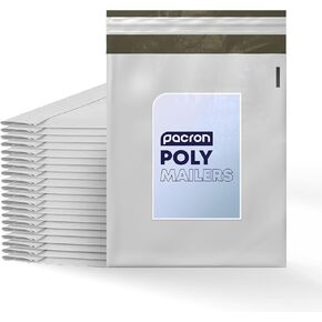 Poly Mailers for Clothing, Small Business, Self-Sealing Adhesive, Waterproof, Tear-Resistant Packaging Bags (12x15.5, 200, Count)