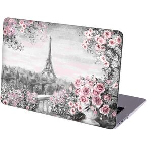 Compatible with MacBook Pro 13 inch, Hard Protective Shell with Keyboard Cover (M1 A2338 A2289 A2251 A2159 A1989 A1706 A1708, 2016-2020 Release) - Paris Eiffel Tower - MC8377