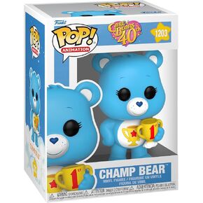 Funko Pop! Animation: Care Bears 40th Anniversary - Champ Bear with Flocked Chase (Styles May Vary)