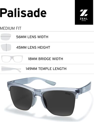 Zeal Optics Palisade | Plant-Based Polarized Sunglasses for Men & Women in Saudi Arabia
