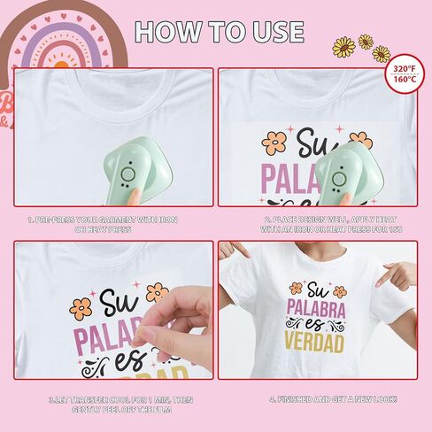 نقل DTF جاهز للضغط - 20pcs امرأة تأكيد الحديد على النقل لل tshirts ، ونقلت إيجابية ملهمة الحديد على بقع الشارات ، وملصقات الحرارة التحفيزية لأكياس الملابس DIY in Kuwait