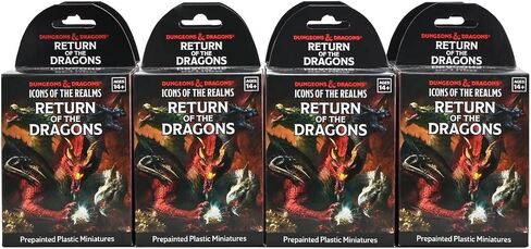 WizKids D&D Icons of The Realms: Return of The Dragons – 8 Ct. Booster Brick in Saudi Arabia