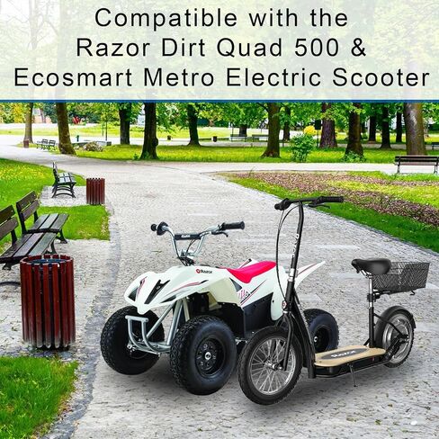 AlveyTech 36 Volt Battery Pack (9 Ah, with Harness) - Fits The Razor EcoSmart Metro, Kit of 12V Replacement Batteries, Electric Power Dirt Scooter, Scooters, Universal Rechargeable SLA AGM in Saudi Arabia