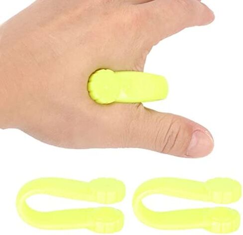 2 قطعة من حلقات تدليك شياتسو، مشابك شياتسو المحمولة لتخفيف التوتر، حلقات شياتسو الحسية القابلة للارتداء، مشبك نقطة ضغط اليد لتخفيف التوتر (أخضر) in Kuwait