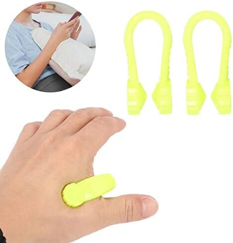 2 قطعة من حلقات تدليك شياتسو، مشابك شياتسو المحمولة لتخفيف التوتر، حلقات شياتسو الحسية القابلة للارتداء، مشبك نقطة ضغط اليد لتخفيف التوتر (أخضر) in Kuwait