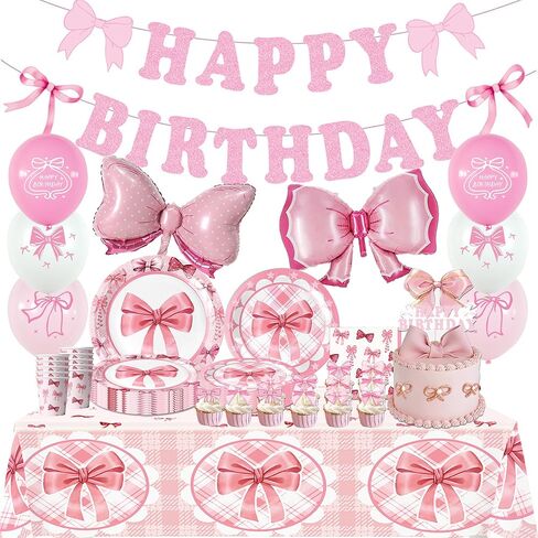 Makeup Birthday Party Supplies, 66pcs Spa Party Decorations Set-Makeup Theme Party Decoration Happy Birthday Banner Happy Brirthday Makeup Birthday Cake Topper Kit, Party Decorations for Girls Women in Saudi Arabia