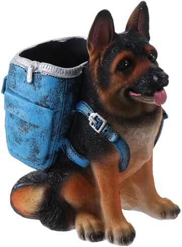 Cute Dog Pen Holder, Pen Pencil Cup Organizer, Desk Accessories, for for Home Office(German shepherd) in Kuwait