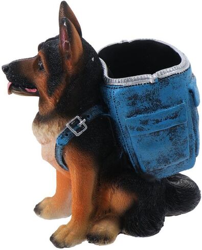 Cute Dog Pen Holder, Pen Pencil Cup Organizer, Desk Accessories, for for Home Office(German shepherd) in Kuwait