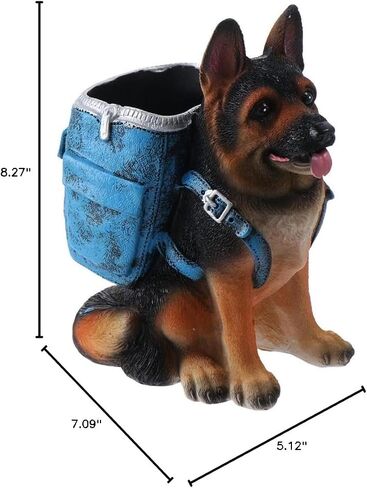 Cute Dog Pen Holder, Pen Pencil Cup Organizer, Desk Accessories, for for Home Office(German shepherd) in Kuwait