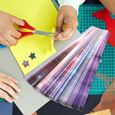 540 Sheets 8 Colors Star Sky Origami Paper Strips for Diy Handcrafts, Pentagram Star Folding Crafts, Party Decorations in Saudi Arabia