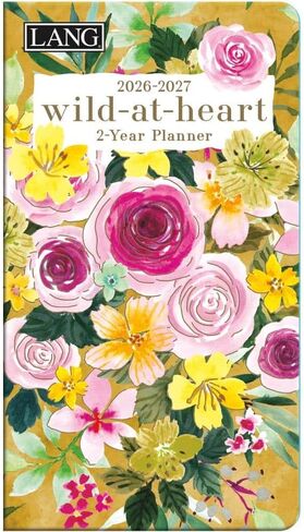 Lang Companies, Wild At Heart 2 Year 2026 Pocket Planner, 3.63'' X 6.5'', Weekly Calendar with Wire-O Binding in Saudi Arabia