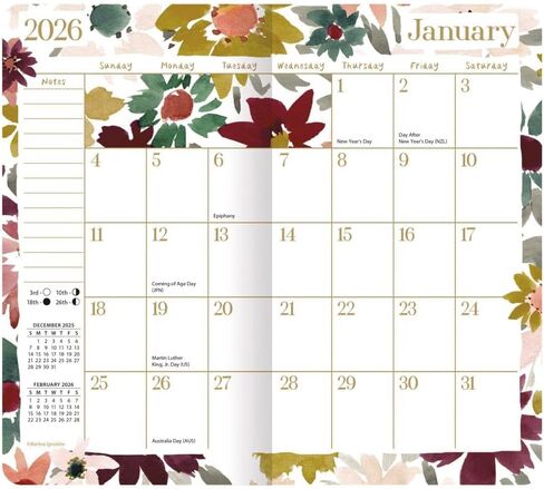Lang Companies, Wild At Heart 2 Year 2026 Pocket Planner, 3.63'' X 6.5'', Weekly Calendar with Wire-O Binding in Saudi Arabia