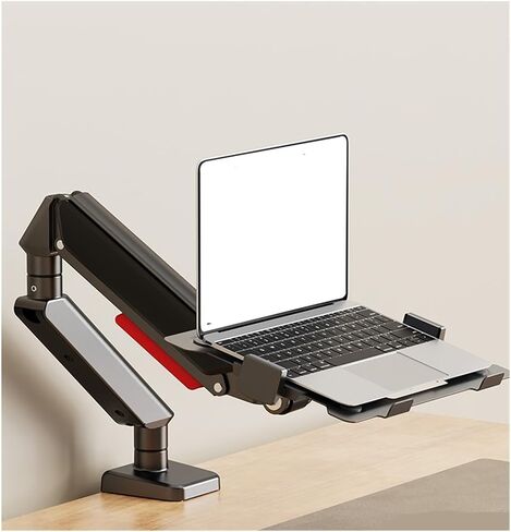 X1 Laptop Stand Robotic arm Tray Punch-Free Computer Monitor Lifting and Suspended Vertical Support Frame(X1 Black) in Saudi Arabia