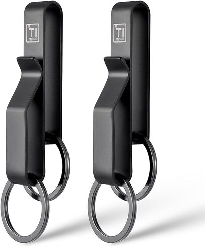 TISUR Titanium Duty Belt Key Holder Keychain Waistband Clip | easy to attach to a belt,hold multiple keys in Saudi Arabia